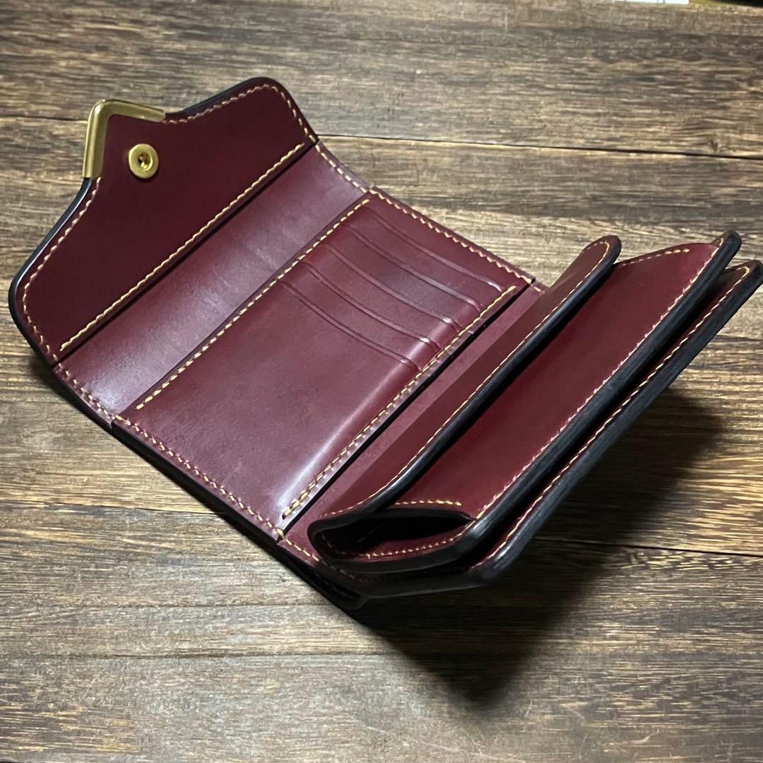 オーダー品　　三つ折り財布
