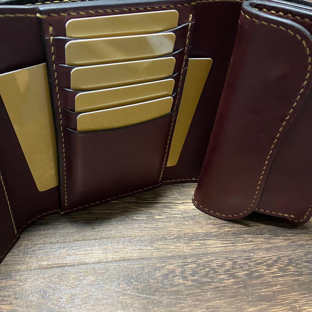 オーダー品　　三つ折り財布
