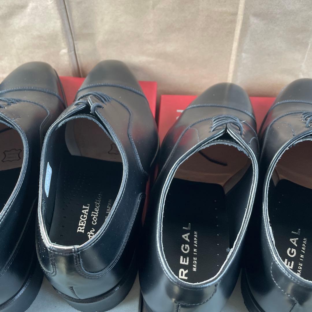 リーガル　10GR 232S ブラック　25CM 2足セット