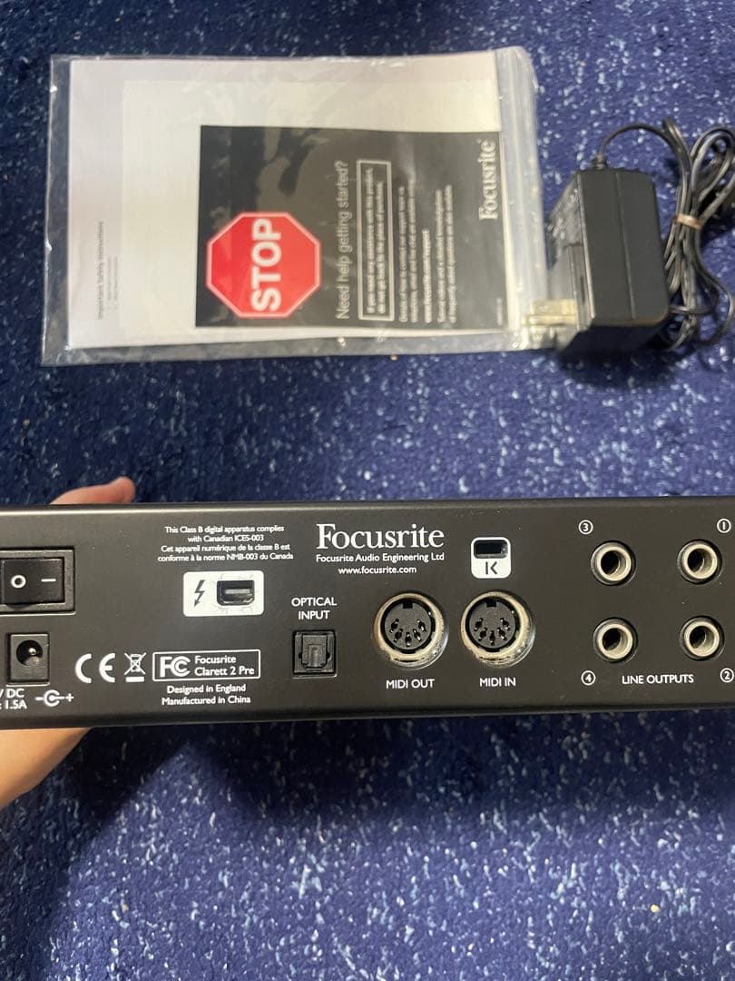 Focusrite Clarett 2 pre オーディオインターフェイス