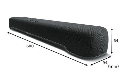 ヤマハ(YAMAHA) コンパクトサウンドバー SR-C20A 横幅60cm m