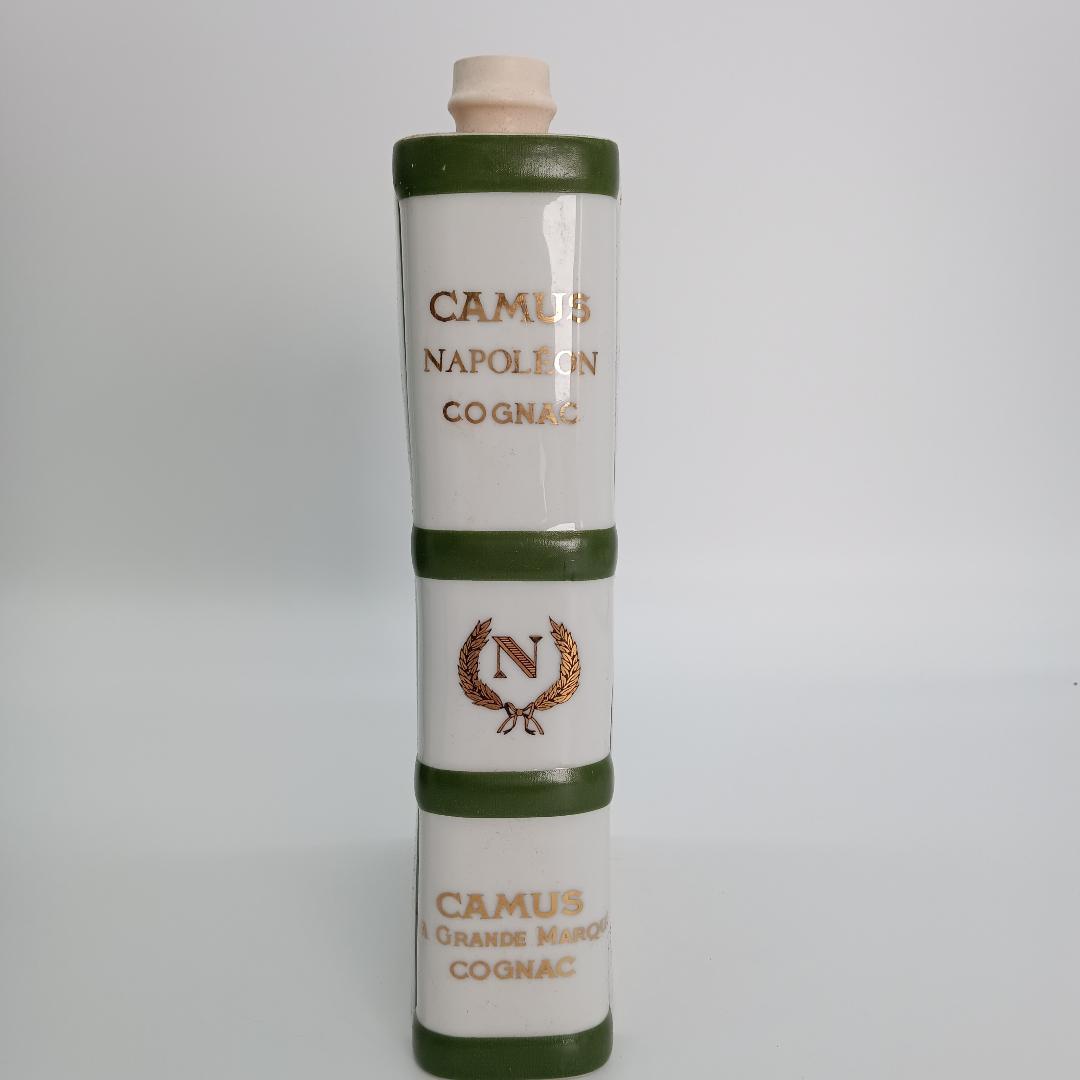 ２本セット CAMUS NAPOLEON ブック 陶器ボトル 青 白×緑