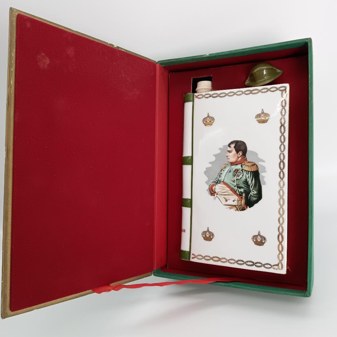 ２本セット CAMUS NAPOLEON ブック 陶器ボトル 青 白×緑