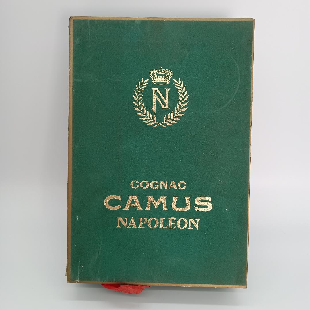 ２本セット CAMUS NAPOLEON ブック 陶器ボトル 青 白×緑