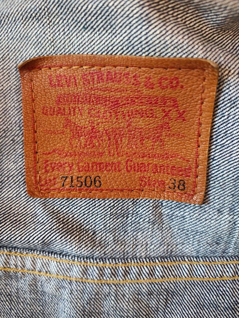Levi's 71506xx 1st 復刻モデル サイズ38