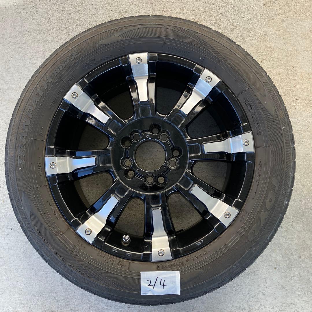 中古　サマータイヤ・ホイールセット 2/4　セット購入お願いします