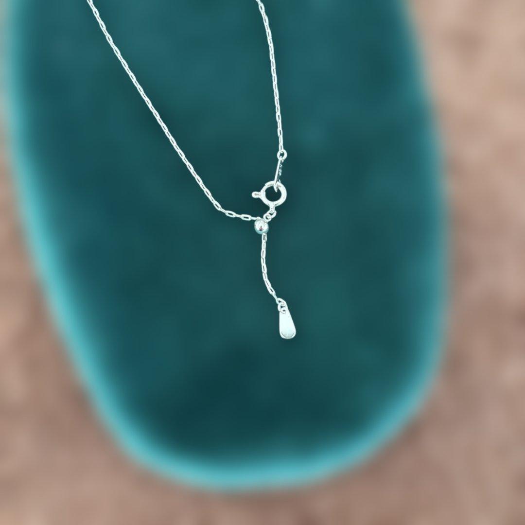 k18white gold花モチーフ ネックレス