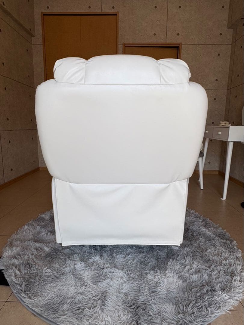 本日限定価格！手動ラウンジチェア／シフォンジュニアホワイト