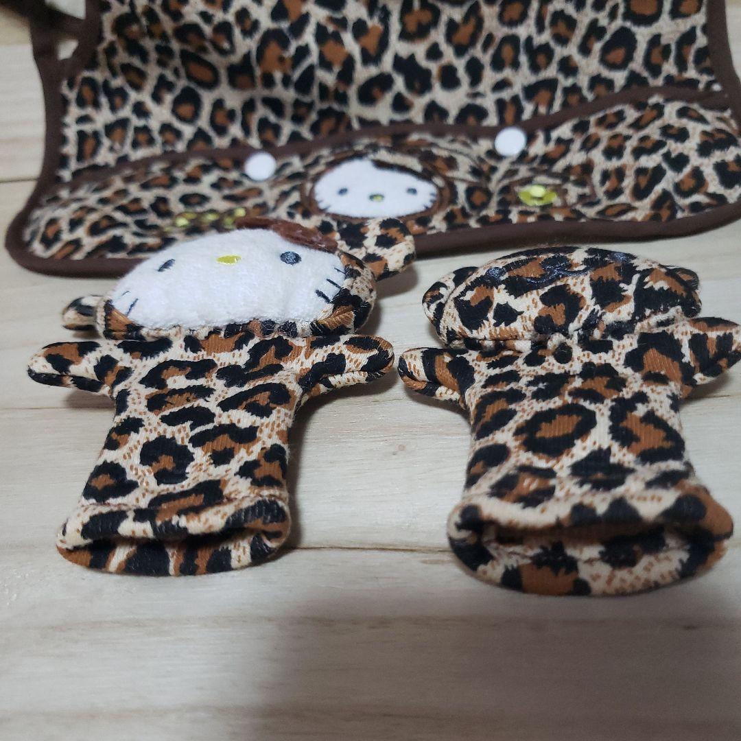 ハローキティ ヒョウ柄スタイとラトルセット