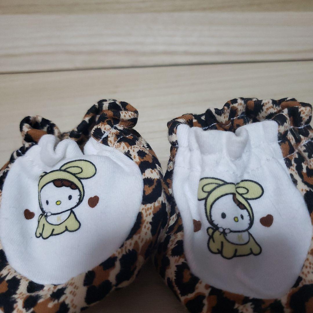 ハローキティ ヒョウ柄スタイとラトルセット