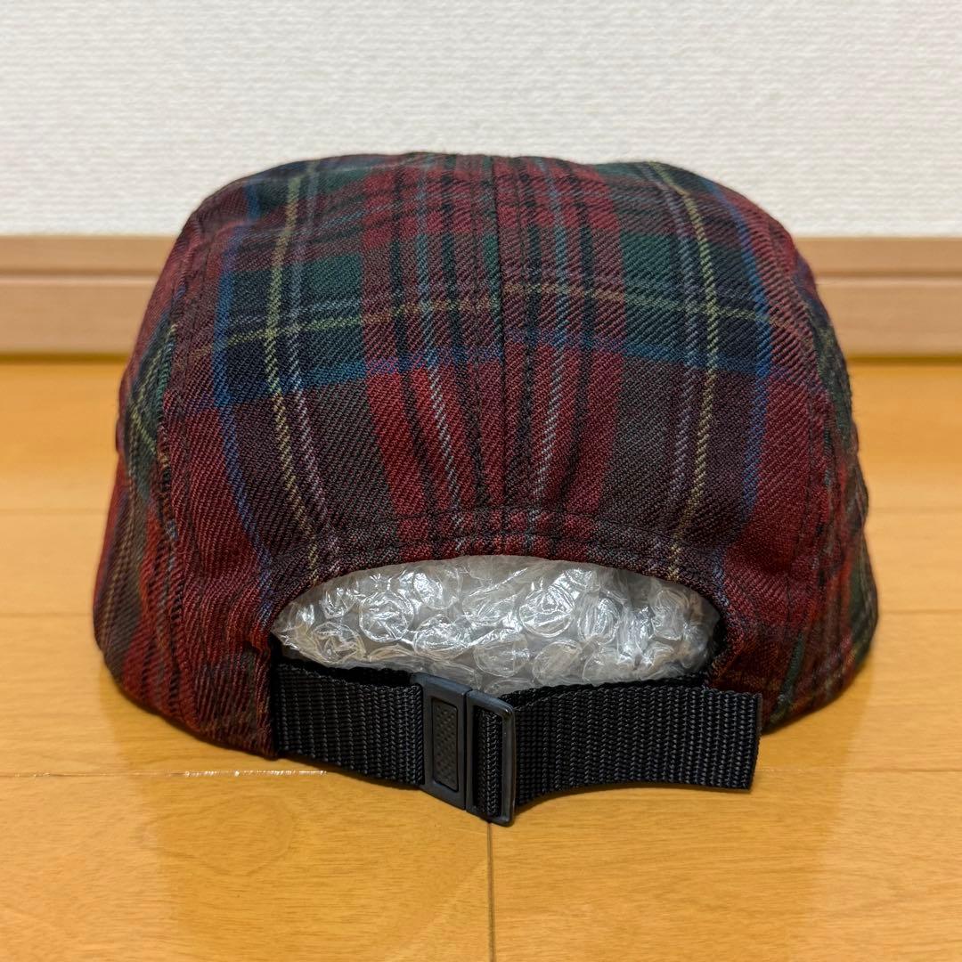 Supreme Plaid Camp Cap レッド 16aw