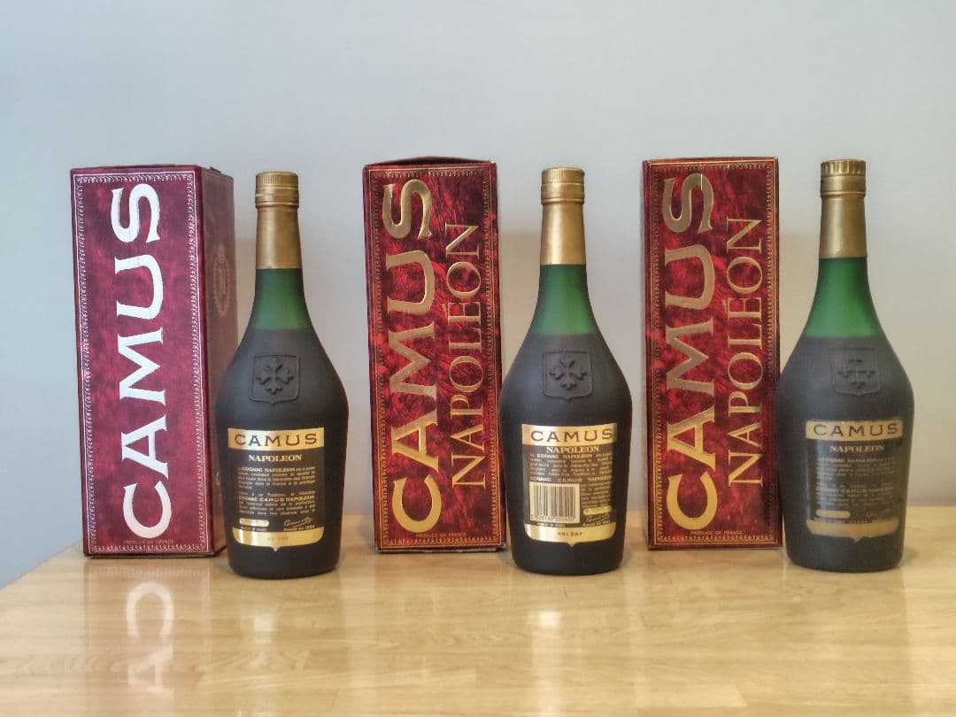 CAMUS NAPOLÉON ブランデー 3本セット 箱付き
