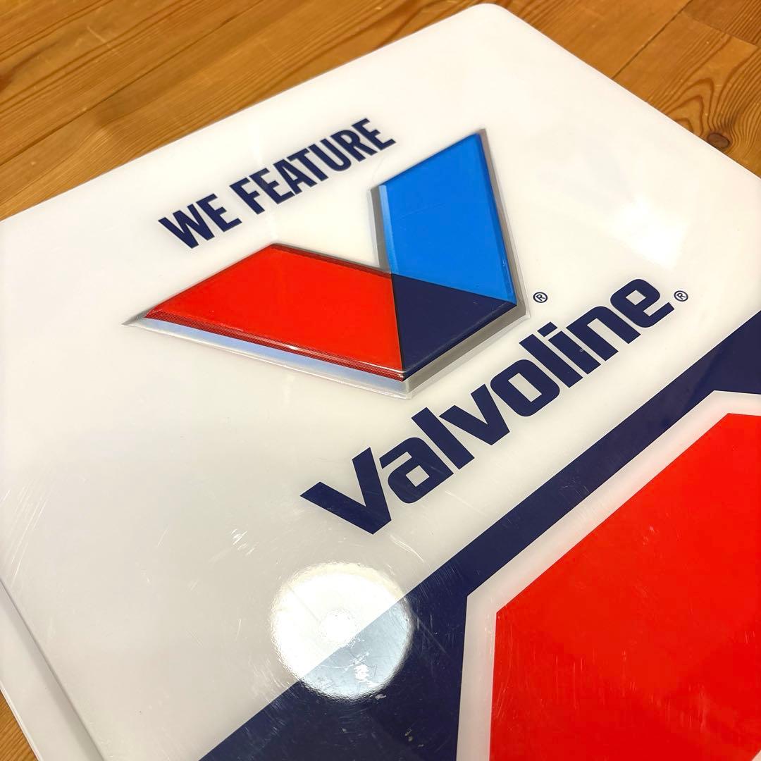 USA Valvoline ガソリン　STOP 看板　ロードサイン　ガレージ