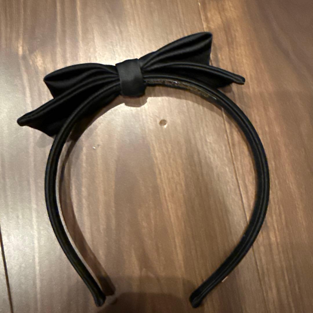 ALEXANDRE DE PARIS ブラックヘアバンド