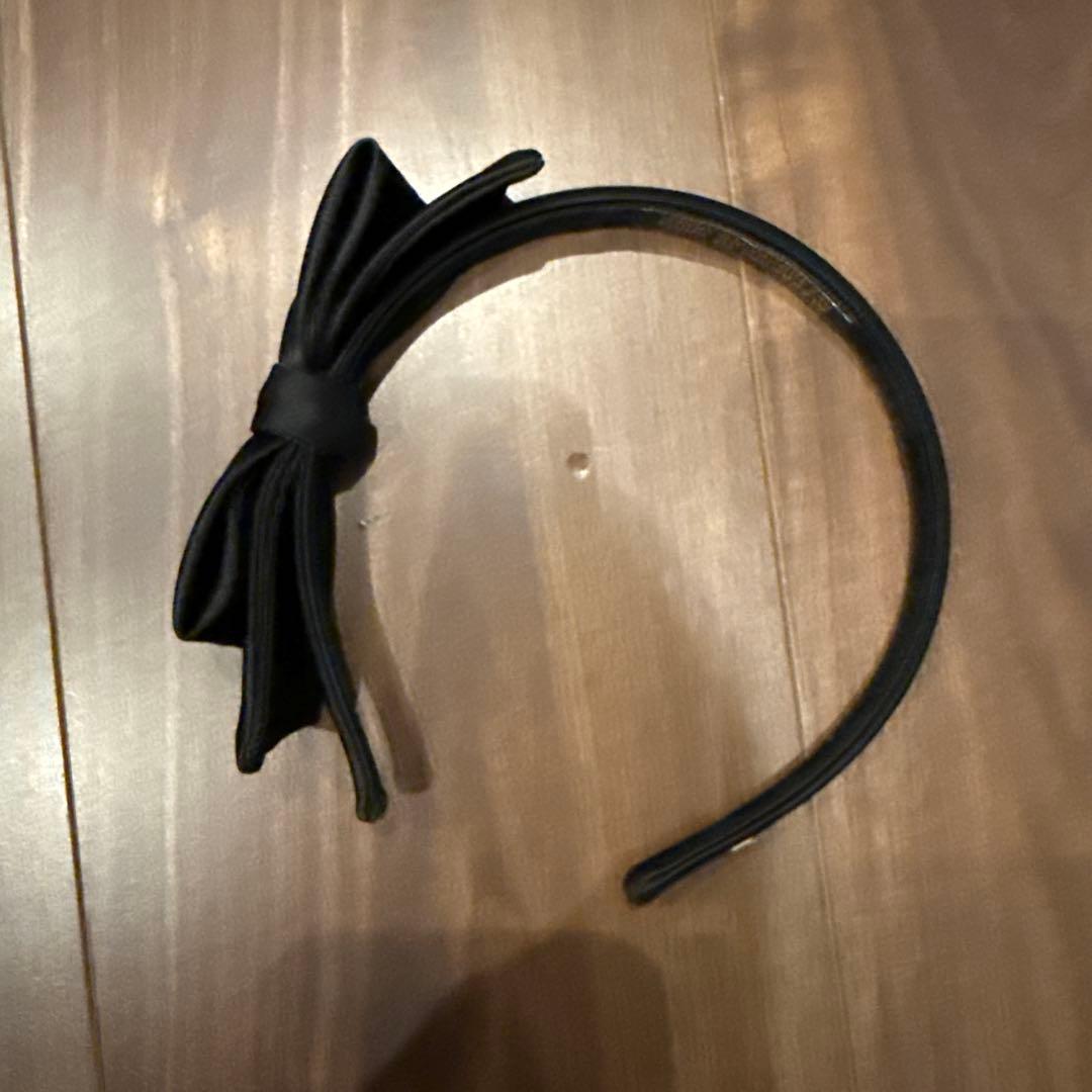 ALEXANDRE DE PARIS ブラックヘアバンド