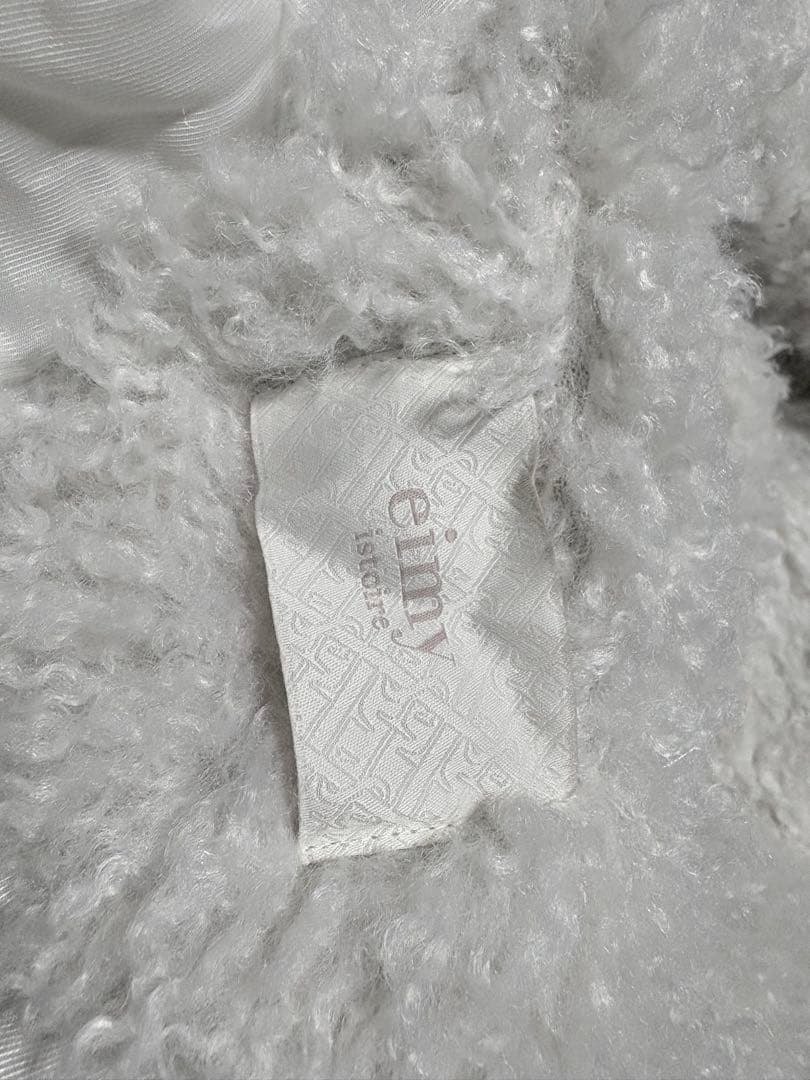 French poodle fur フードジャケット