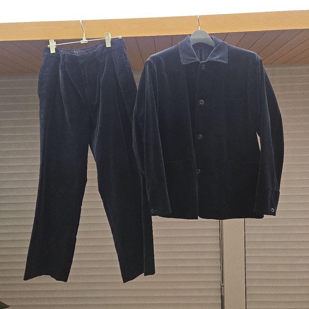 brown by 2-tacs コーデュロイセットアップ