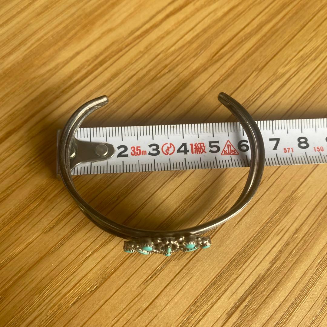 ターコイズ＆シルバーバングル