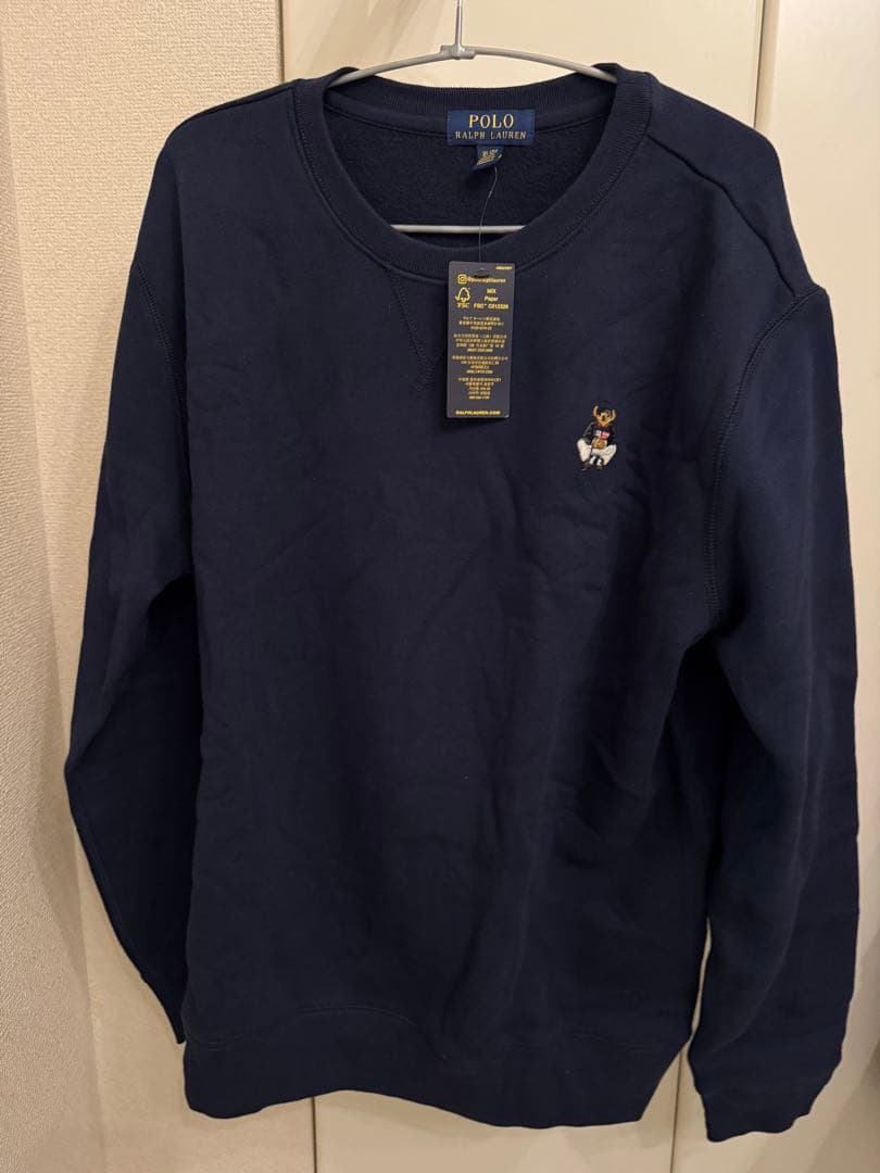 Polo Ralph Lauren ポロベア　ネイビー トレーナー　XL