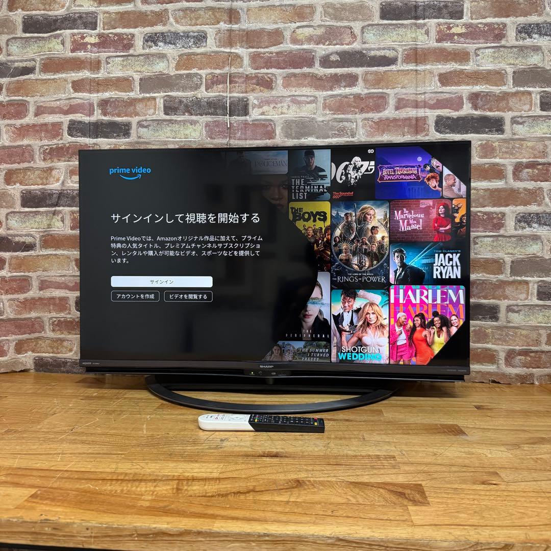 シャープ 45V型 4K 液晶テレビ Android TV 4T-C45AJ1