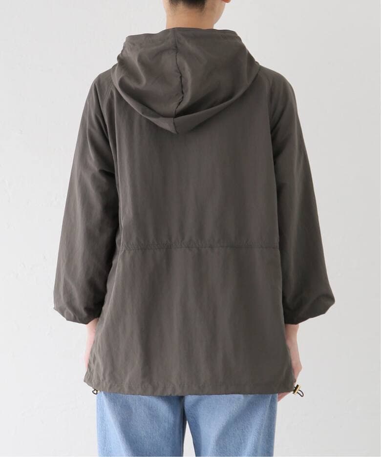 REMIRELIEF レミレリーフ ナイロン ジップ フード ブルゾン パーカー