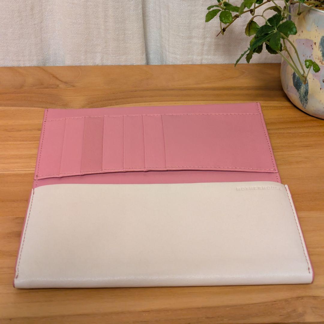 【MOTHERHOUSE】ソフト エッジ ロング ウォレット サクラ