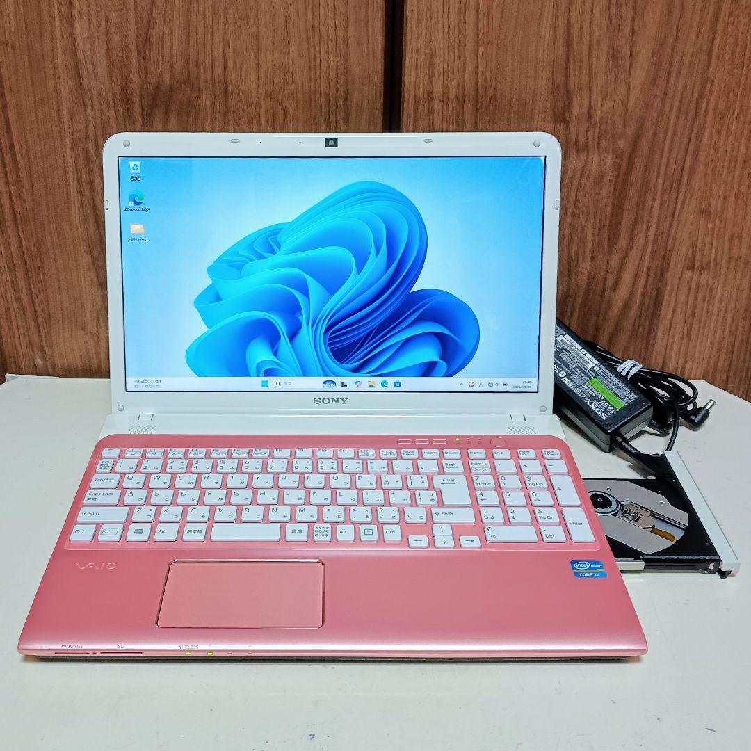 SONY VAIO Corei7 メモリ16GB SSD512GB ブルーレイ