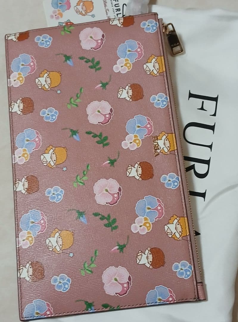 FURLA フルラ リトルツインスターズ コレクション レザー クラッチバッグ