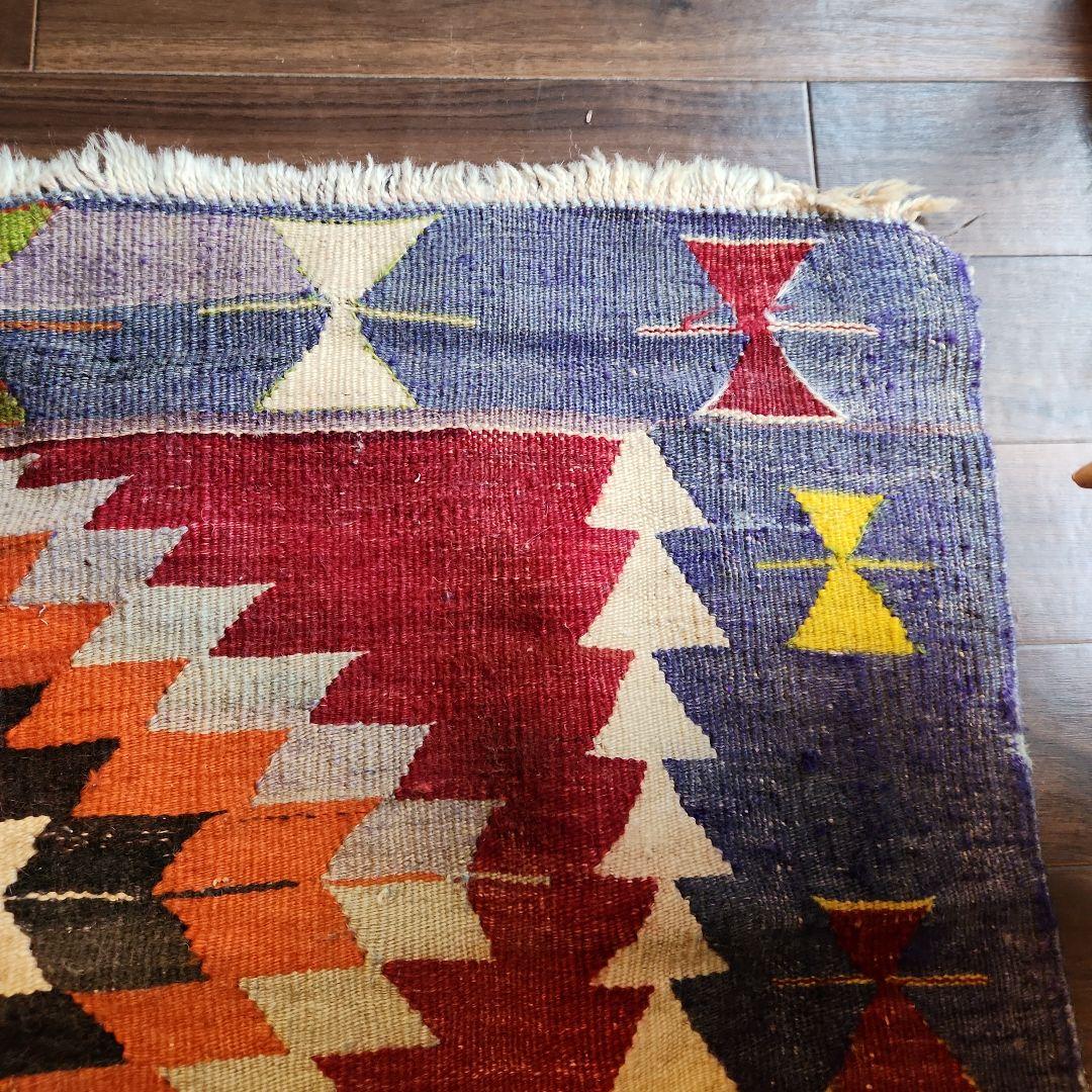SALE♥️1950年代 トルコ手織り オールドキリム