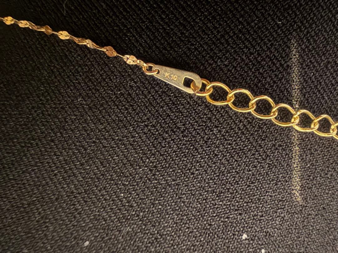 K10ゴールドチェーンネックレス　イエローゴールド10金素材
