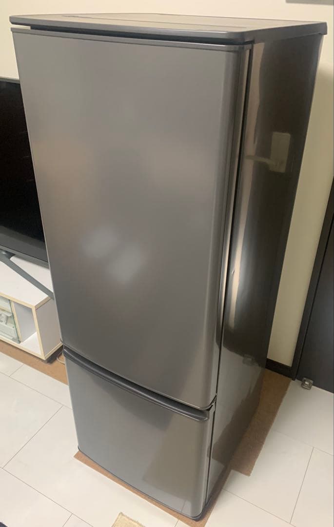 2022年製 2ドア冷蔵庫 MR-P17H-H 右開き 168L