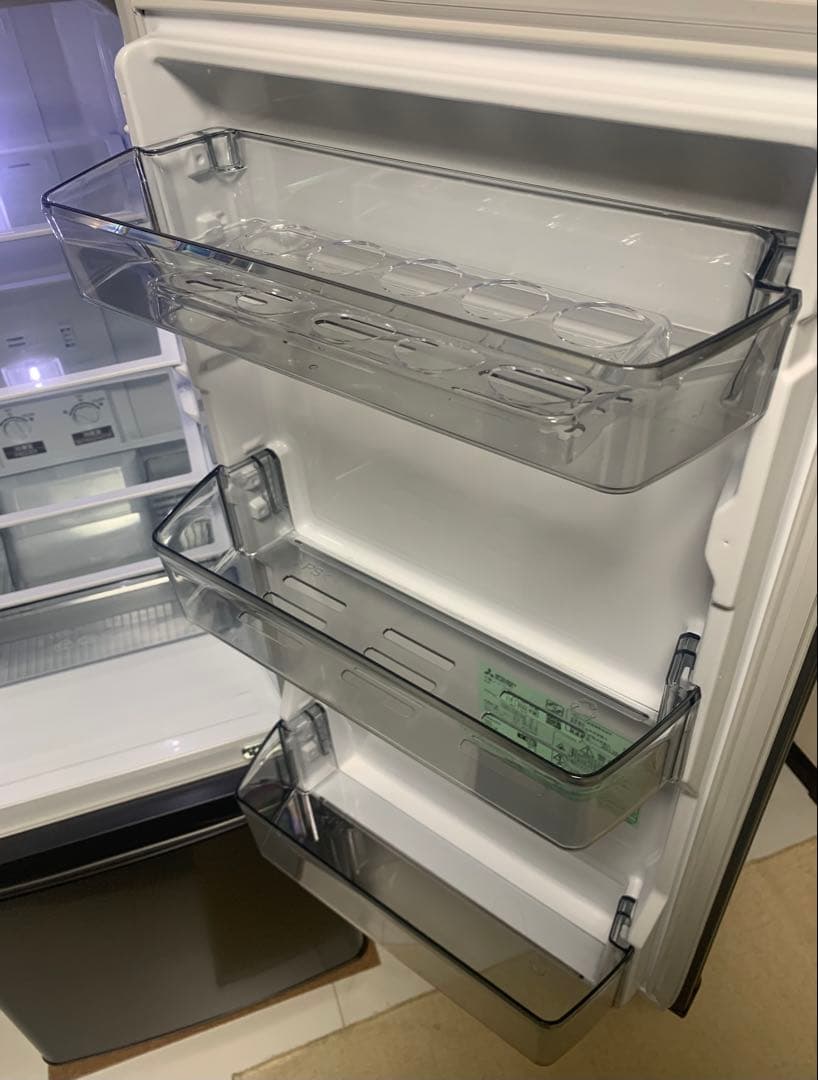 2022年製 2ドア冷蔵庫 MR-P17H-H 右開き 168L