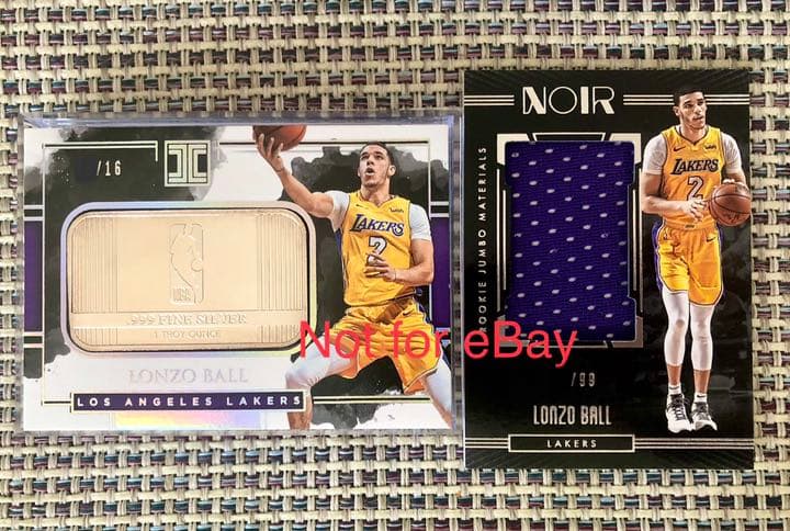 NBA Lonzo Ball 純銀 1トロイオンス カード 16枚限定ほか