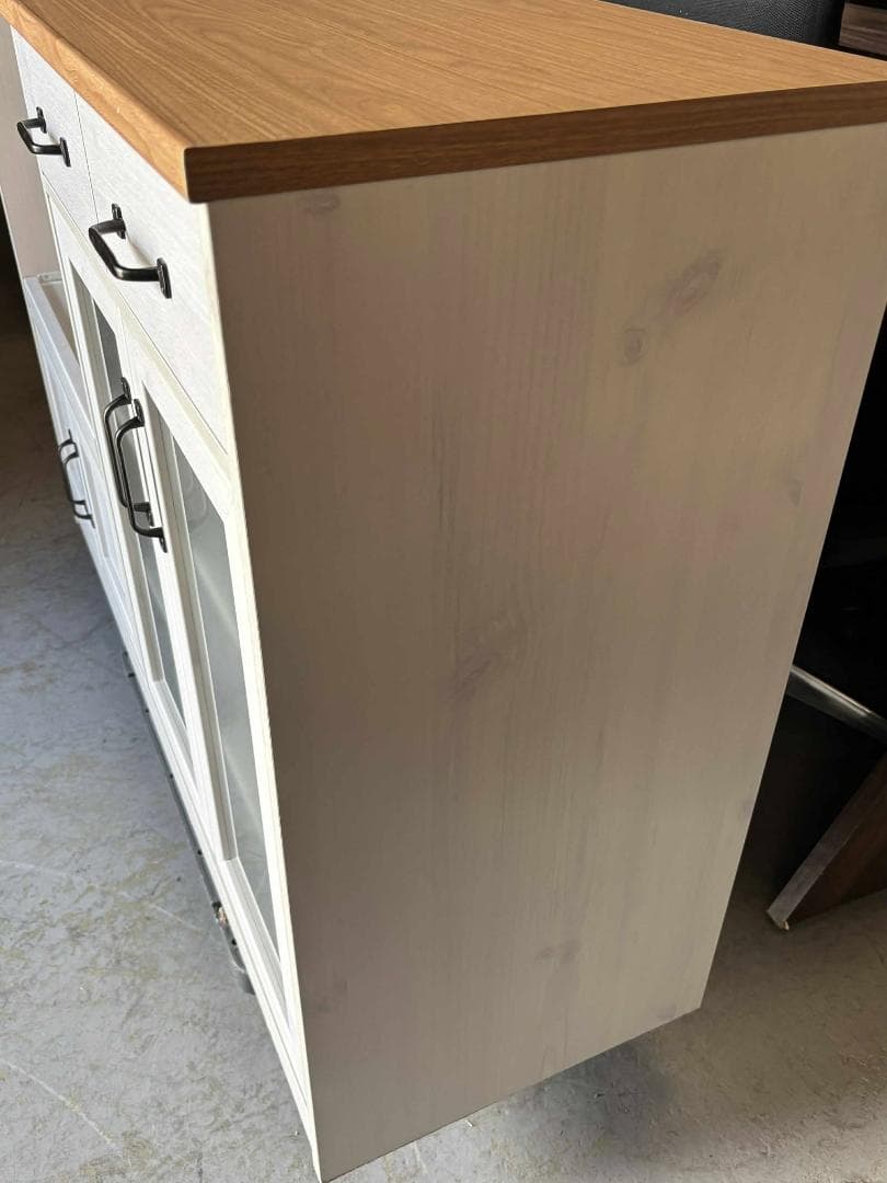 おしゃれ北欧カウンター レンジボードLUFFY LU80-120L 幅118cm