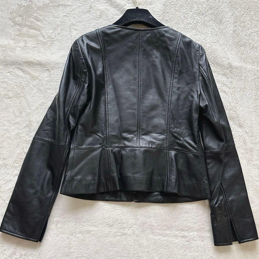 ※専用　　新品✨ANAYI アナイ ラムレザー ノーカラージャケット ライダース