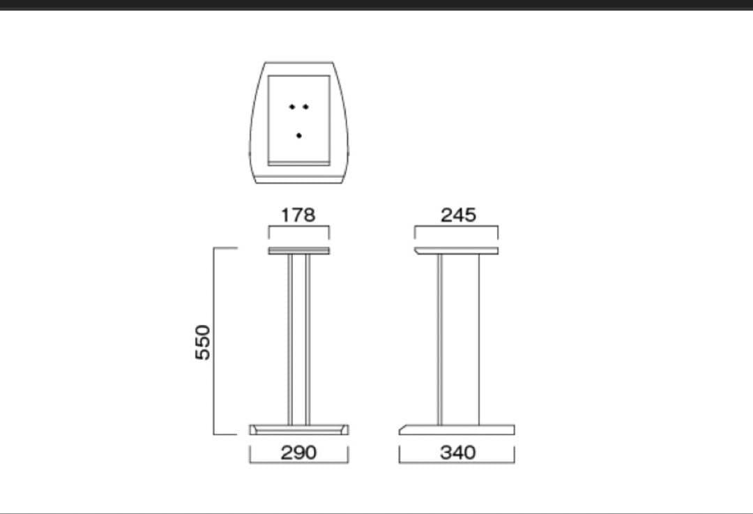 ハヤミ工産 HAMILUX SB-302 スピーカースタンド ペア