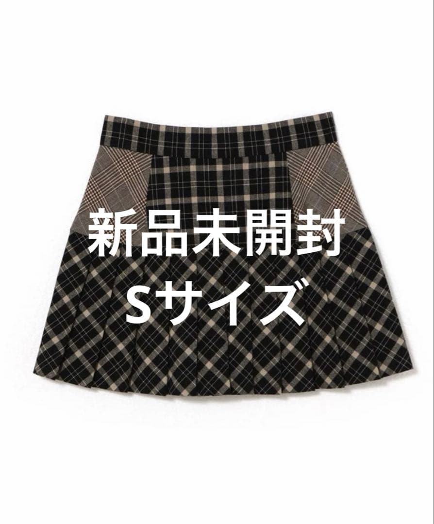 andmary ♡ Coco check pleats skirt
