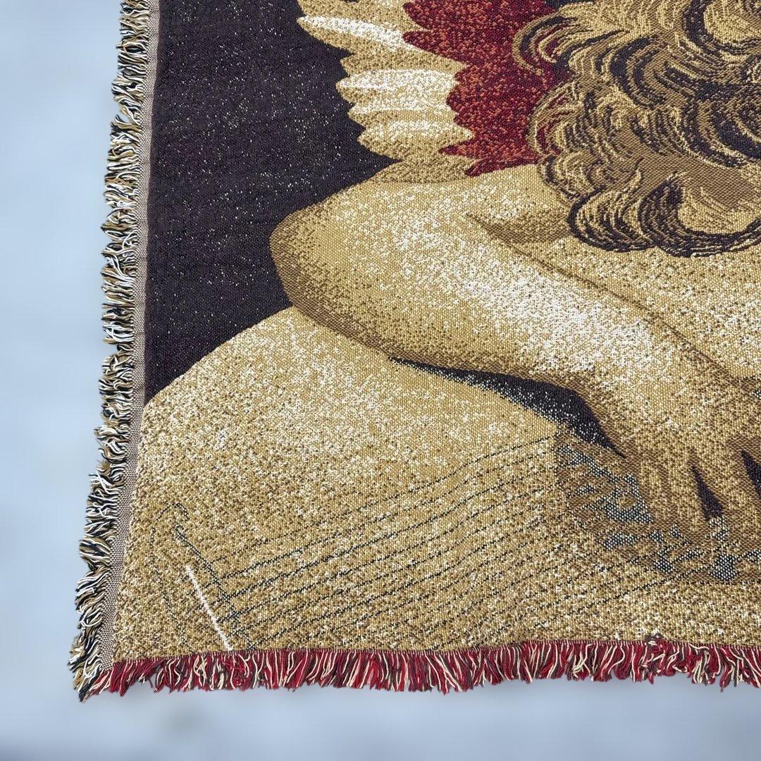 マンダリンを奏でる天使　マルチカバー　ソファカバー　ラグ　111x170