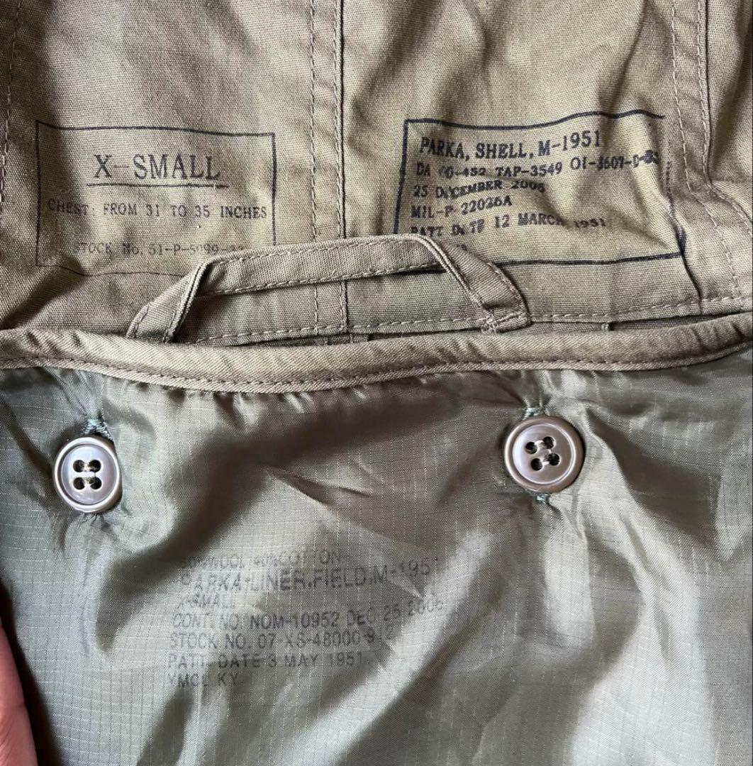 YMCLKY・M51フィッシュテールパーカー・ライナー付XS ボーイズマーケット