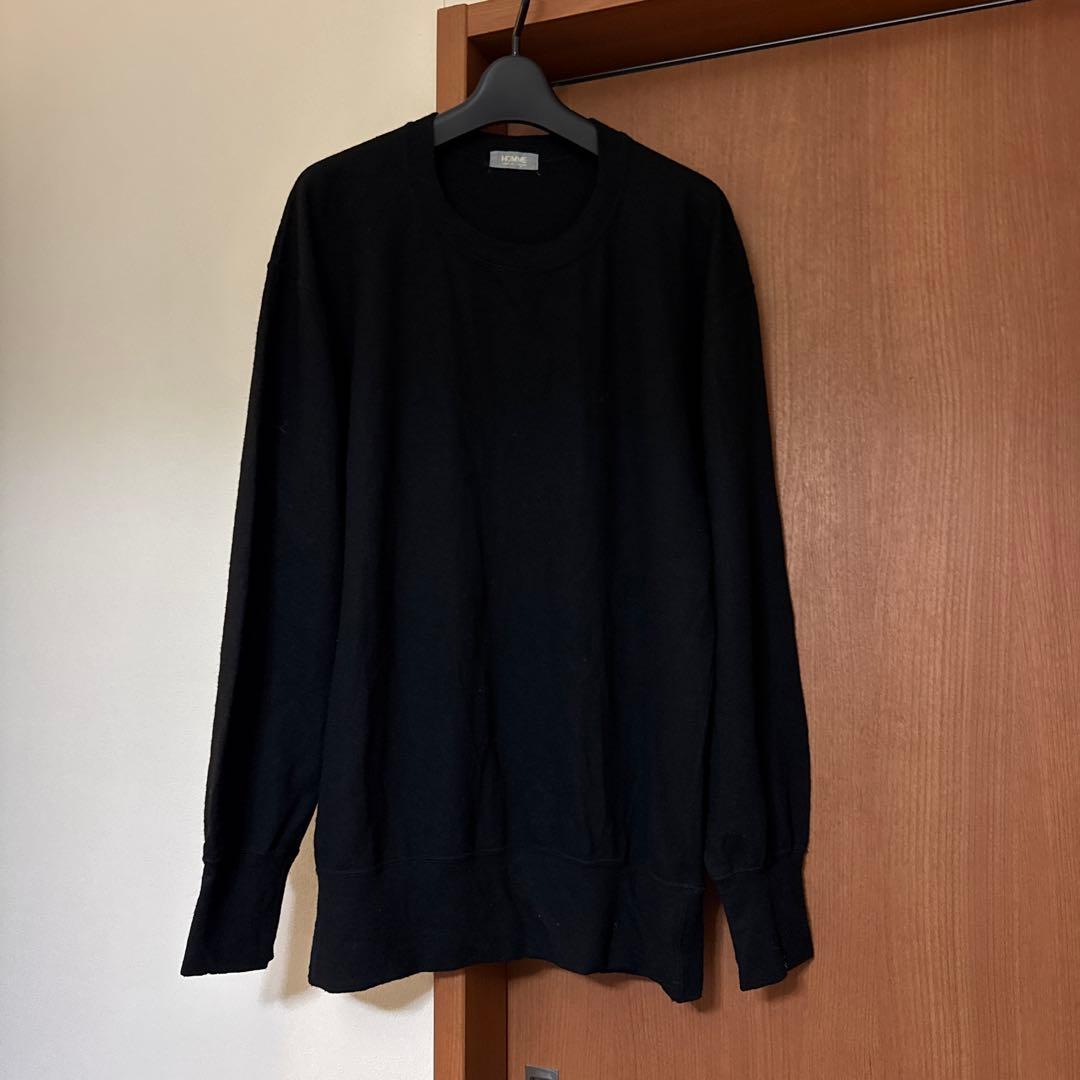 ギャルソン デカ オム アーカイブ ニット 田中 プリュス シャツ ウール 縮絨