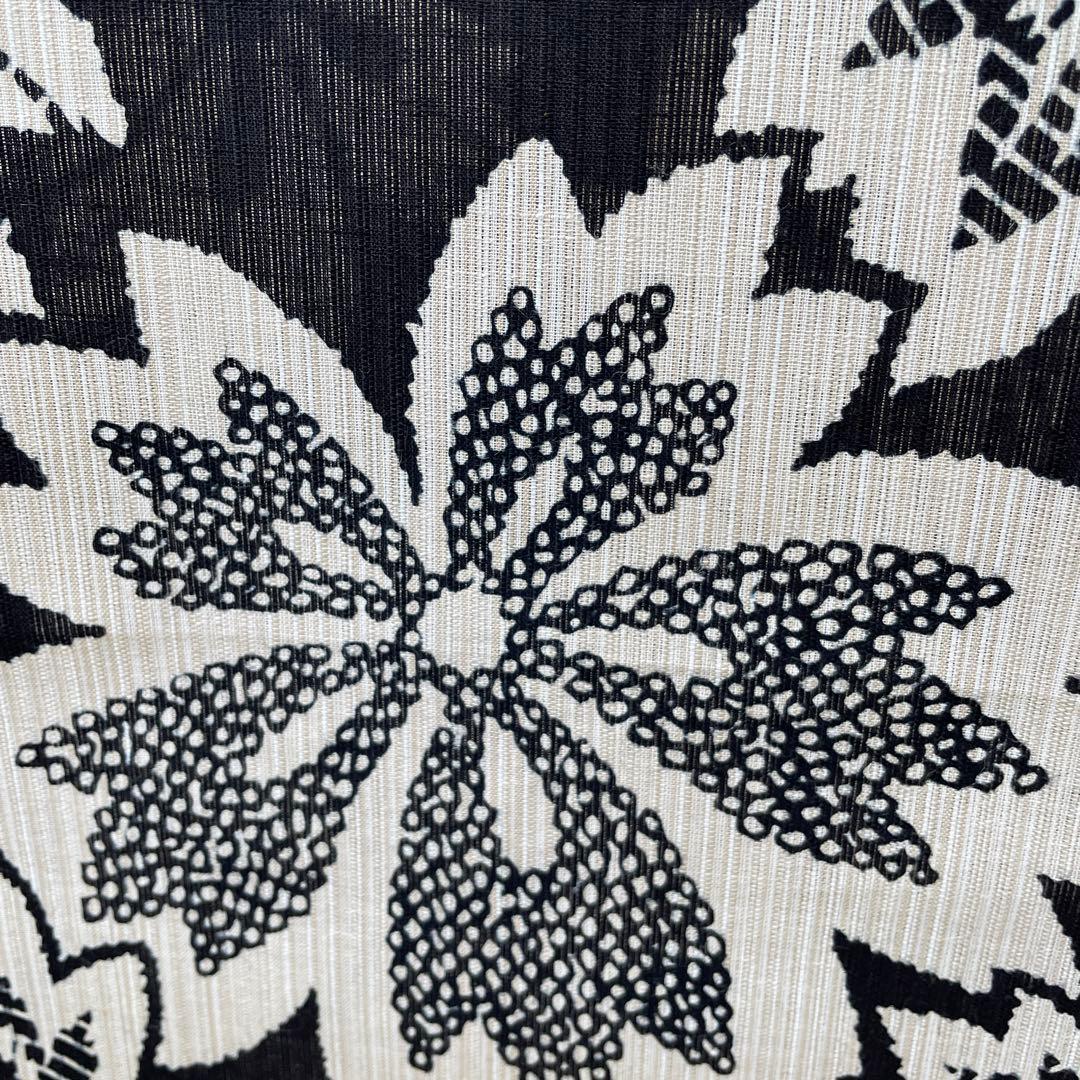 ゆかた　新品未使用　浴衣本染め　本染め綿紬ゆかた　注染染め