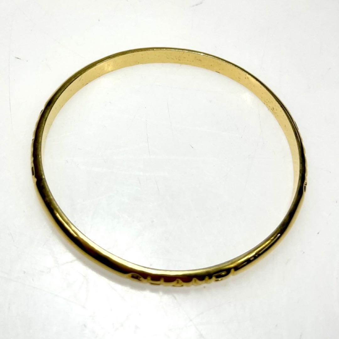 シャネル ロゴ　バングル　ブレスレット a349