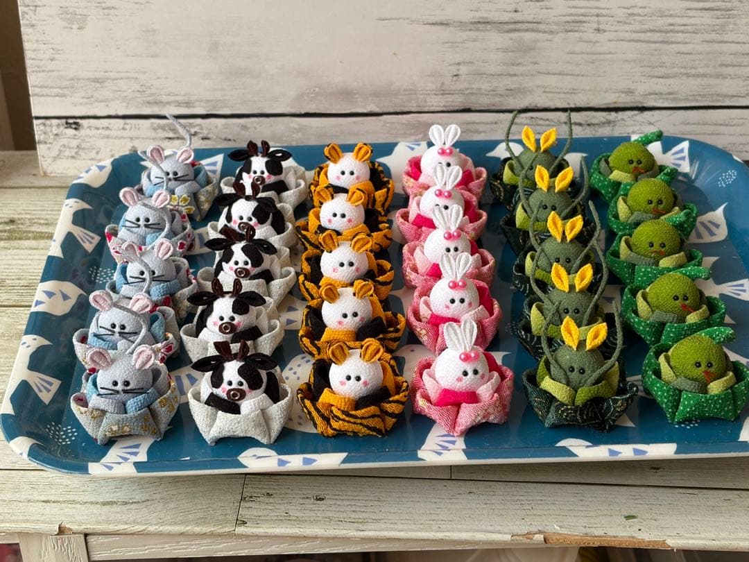 アミー様オーダー つまみ細工 十二支