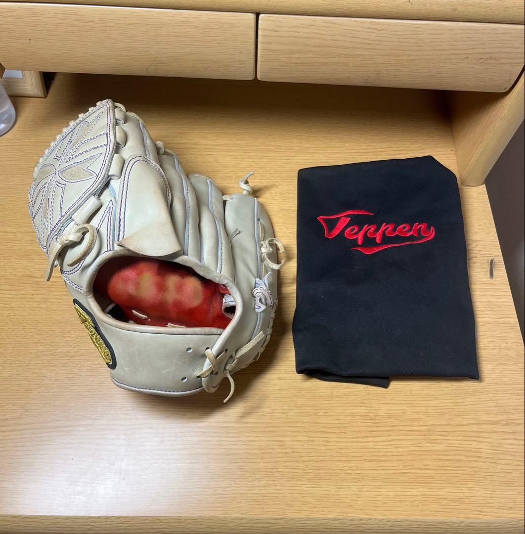 てっぺん　TEPPEN 硬式投手用グローブ　左投げ用　高校野球対応