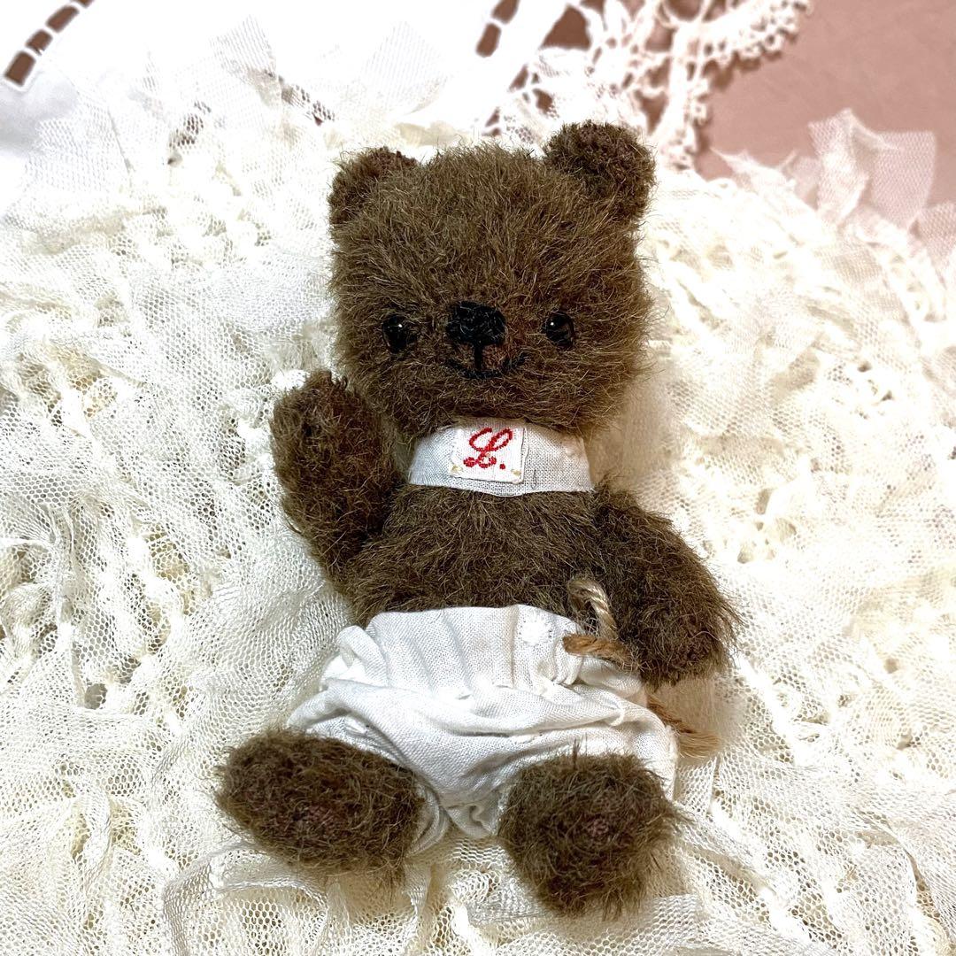テディベア ハンドメイド ai bear 手のひらサイズ 11.5㎝ くま 熊