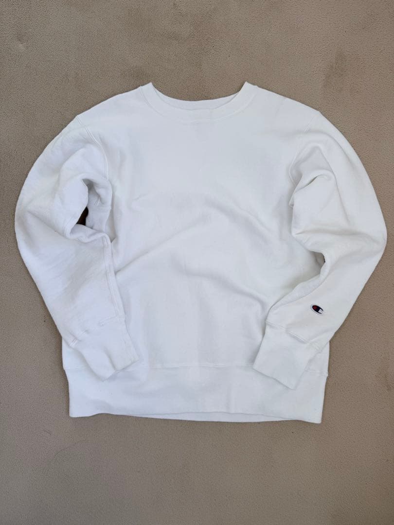 【美品】90s USA チャンピオン　リバースウィーブ　胸目無し　Lサイズ