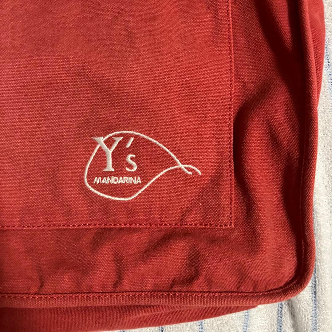 【雰囲気抜群❗️】Y's × MANDARINA キャンバス生地 ショルダーバッグ