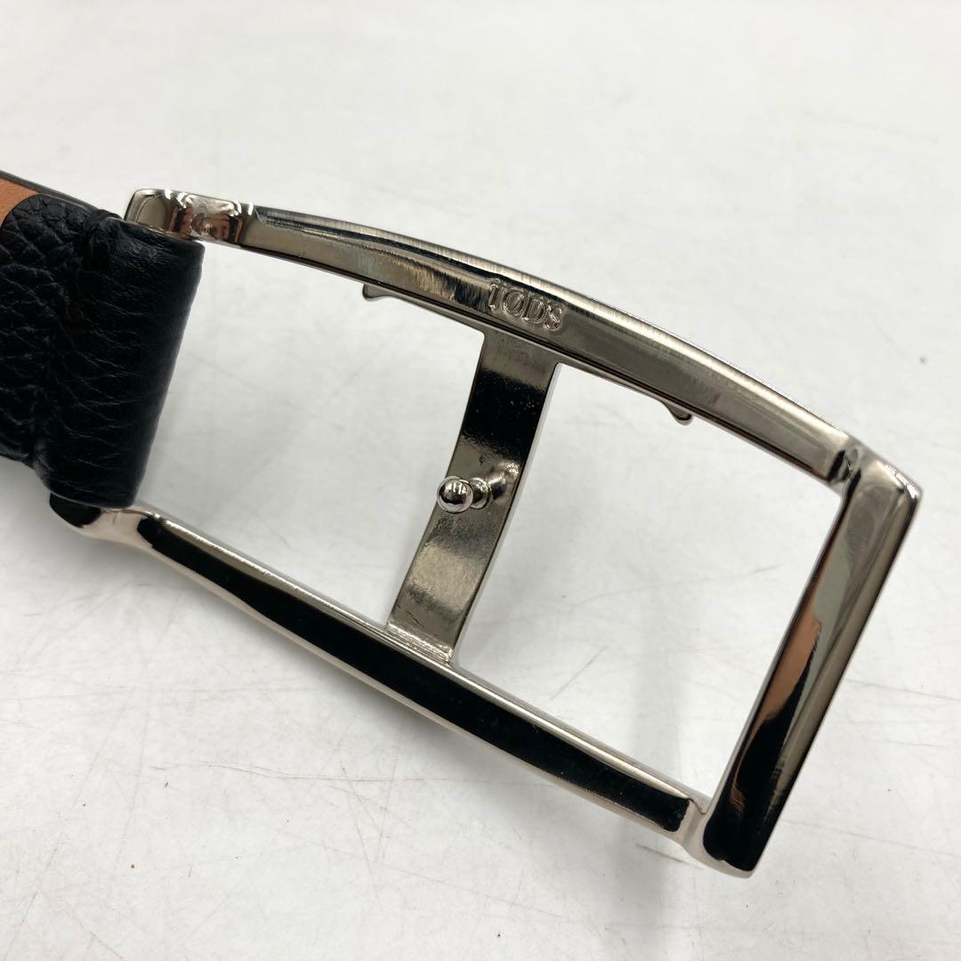 ⭐️美品⭐️トッズ ベルト イタリア製 85 レディース ブラック レザー