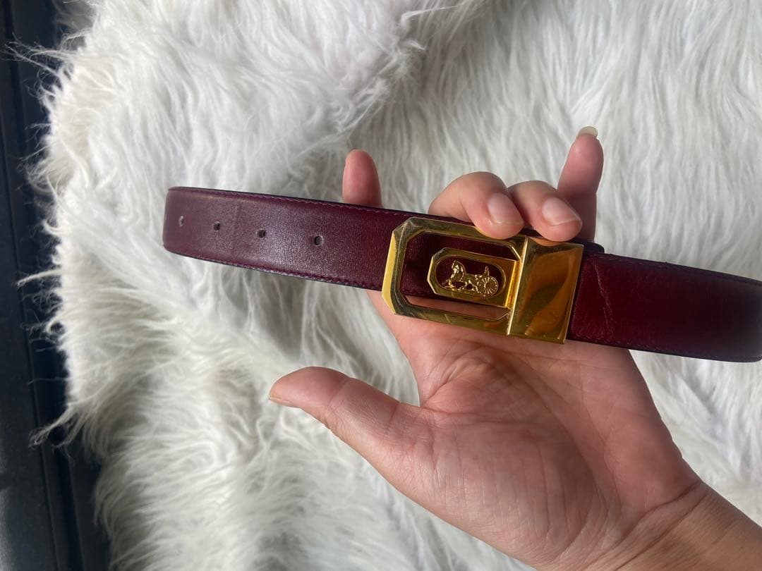 週末セールレア　美品 Celine ベルト馬車