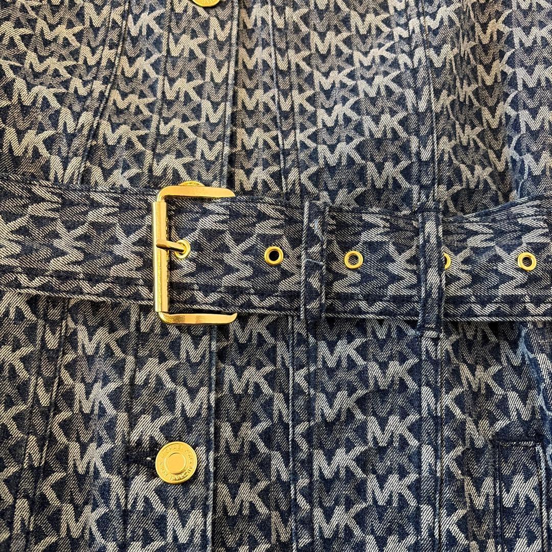 【美品】MICHAEL KORS デニムワンピース　ノースリーブ